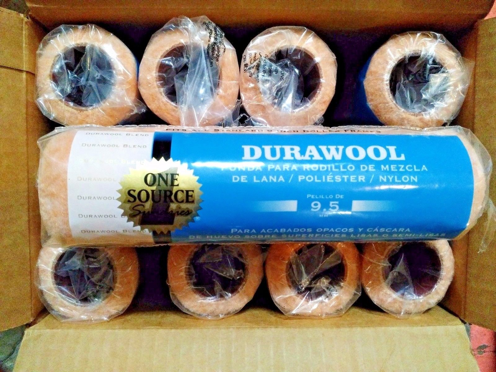 Durawool 2310 9" x 3/8" Roller Covers 12pcs. Made In The USA