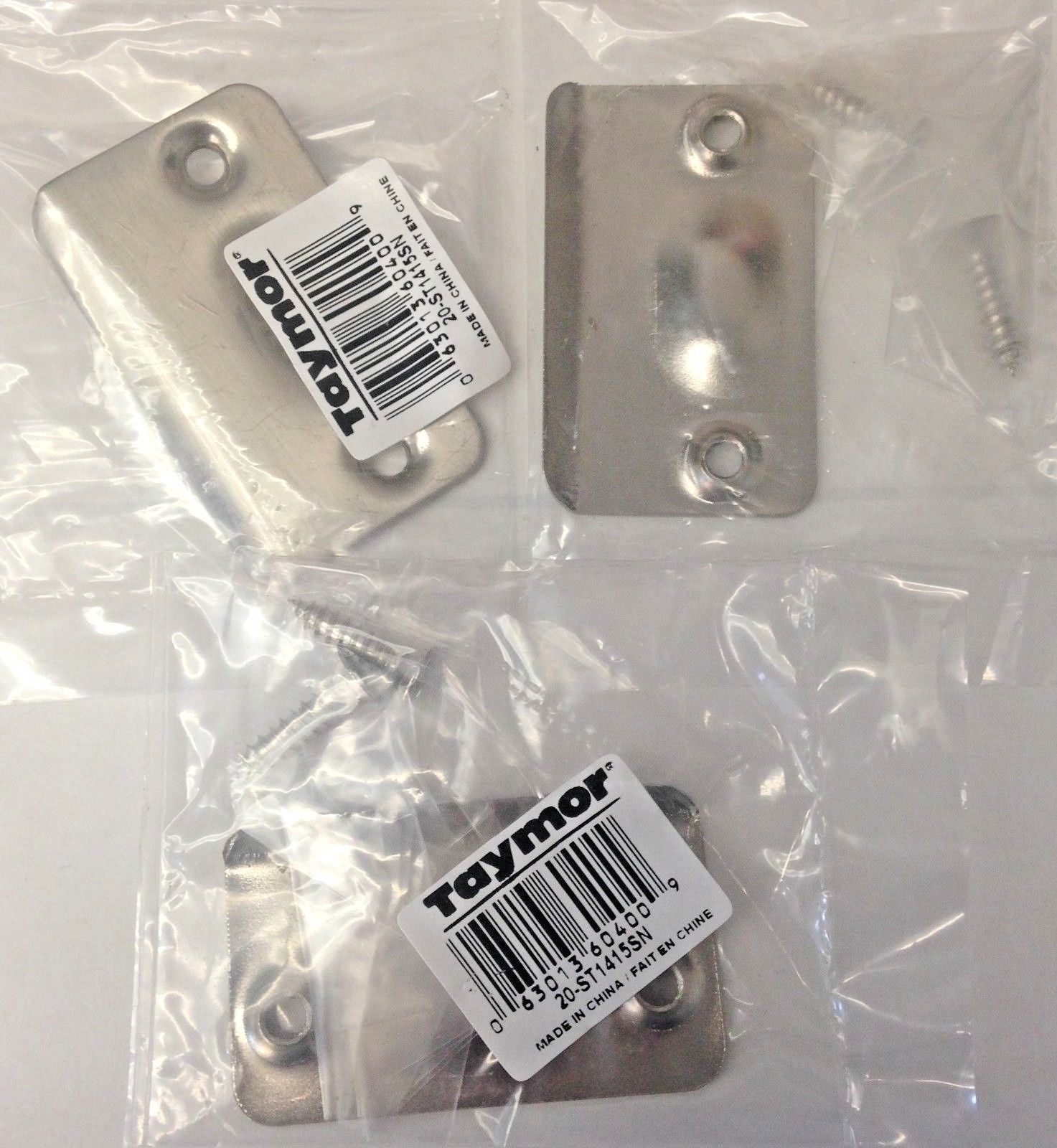 Taymor 20-ST1415SN Satin Nickel Ball Catch Door Strike 1-3/8" x 2-1/4" 3PCS