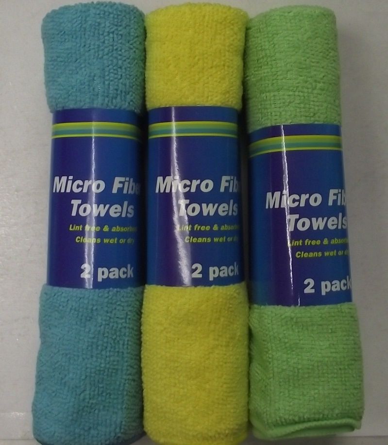 Concordia ROM-211020 Microfiber Cleaning Cloth Anti-Scratch Rag Towel Car 6pcs.