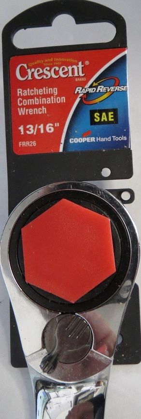 Crescent FRR26 13/16" Reversible Ratcheting Combination Wrench, SAE