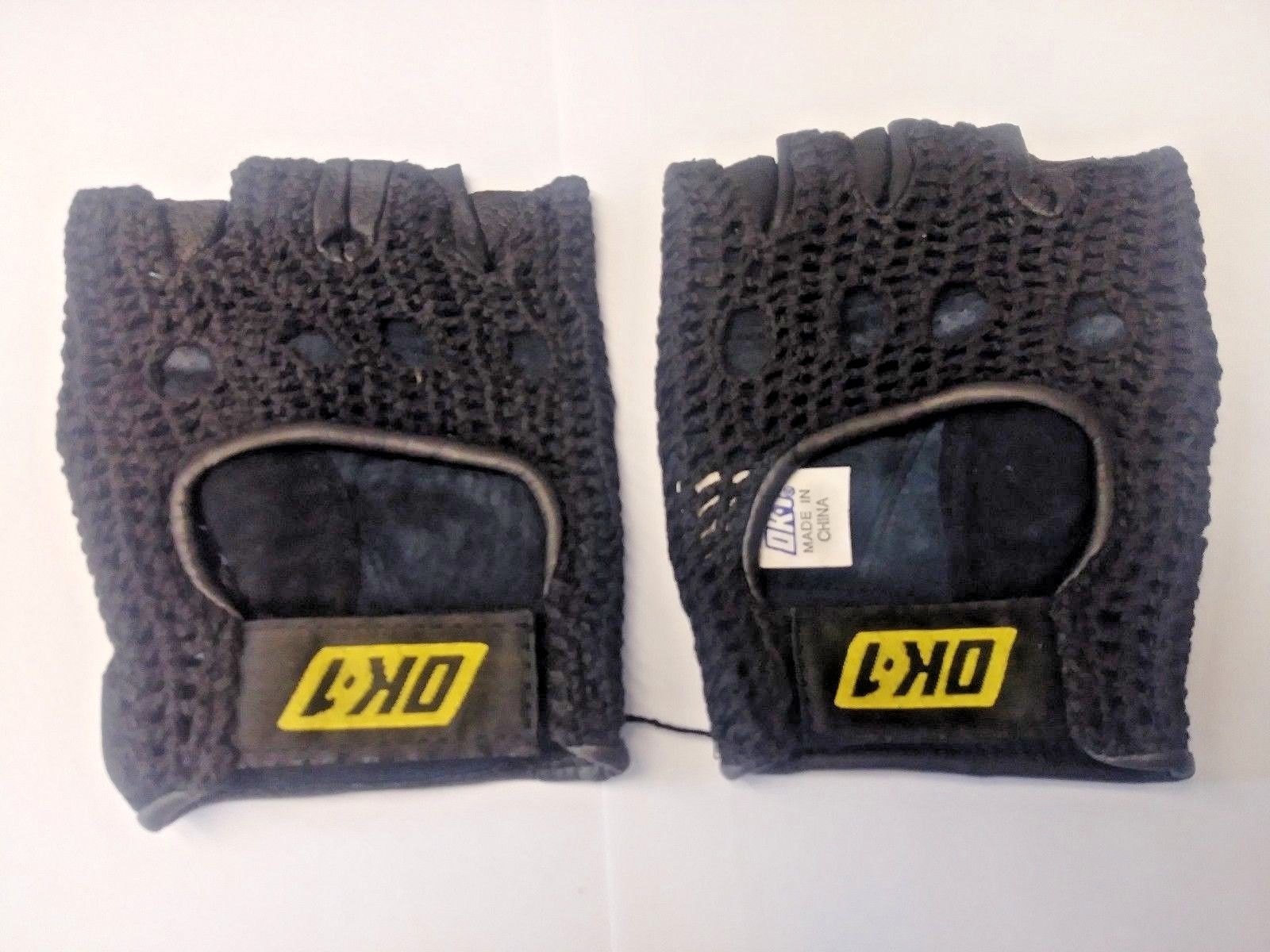 Occunomix OK-MBAV Heritage Gloves Pair Premium Leather Half Finger Design Med