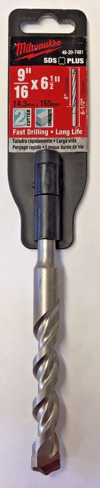 Milwaukee 48-20-7481 9/16" x 4" x 6-1/2" SDS Plus Rotary Hammer Drill Bit