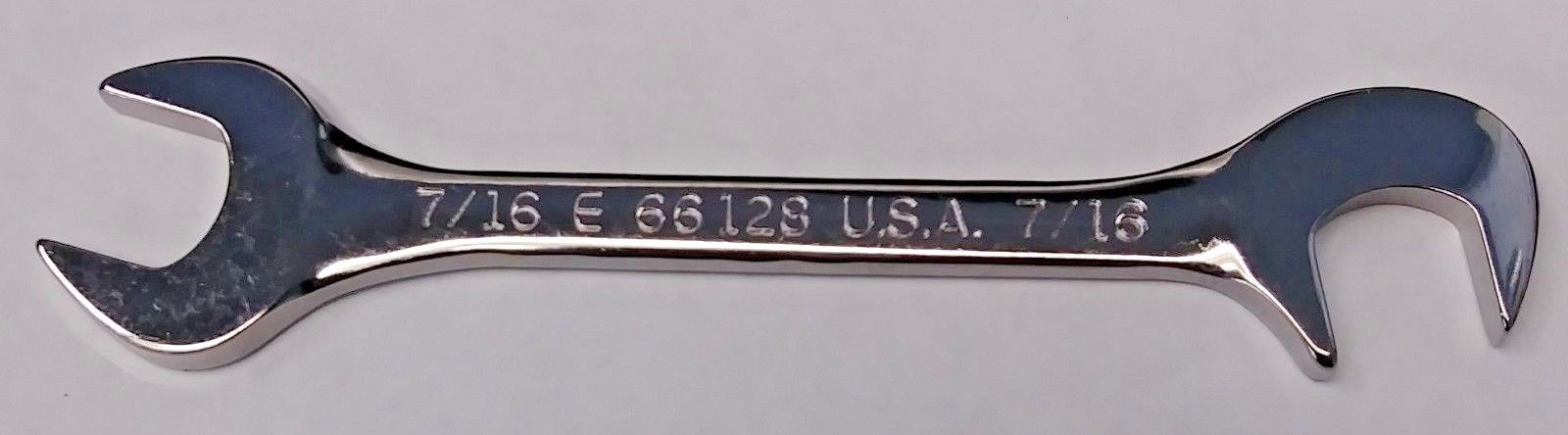 Easco Tools 66128 7/16" x 7/16" Alloy Open End Wrench USA Made