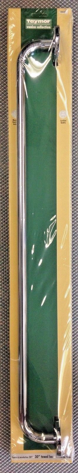 Taymor 02-D6630 Venice Series 30" x 5/8" Towel Bar (Chrome)