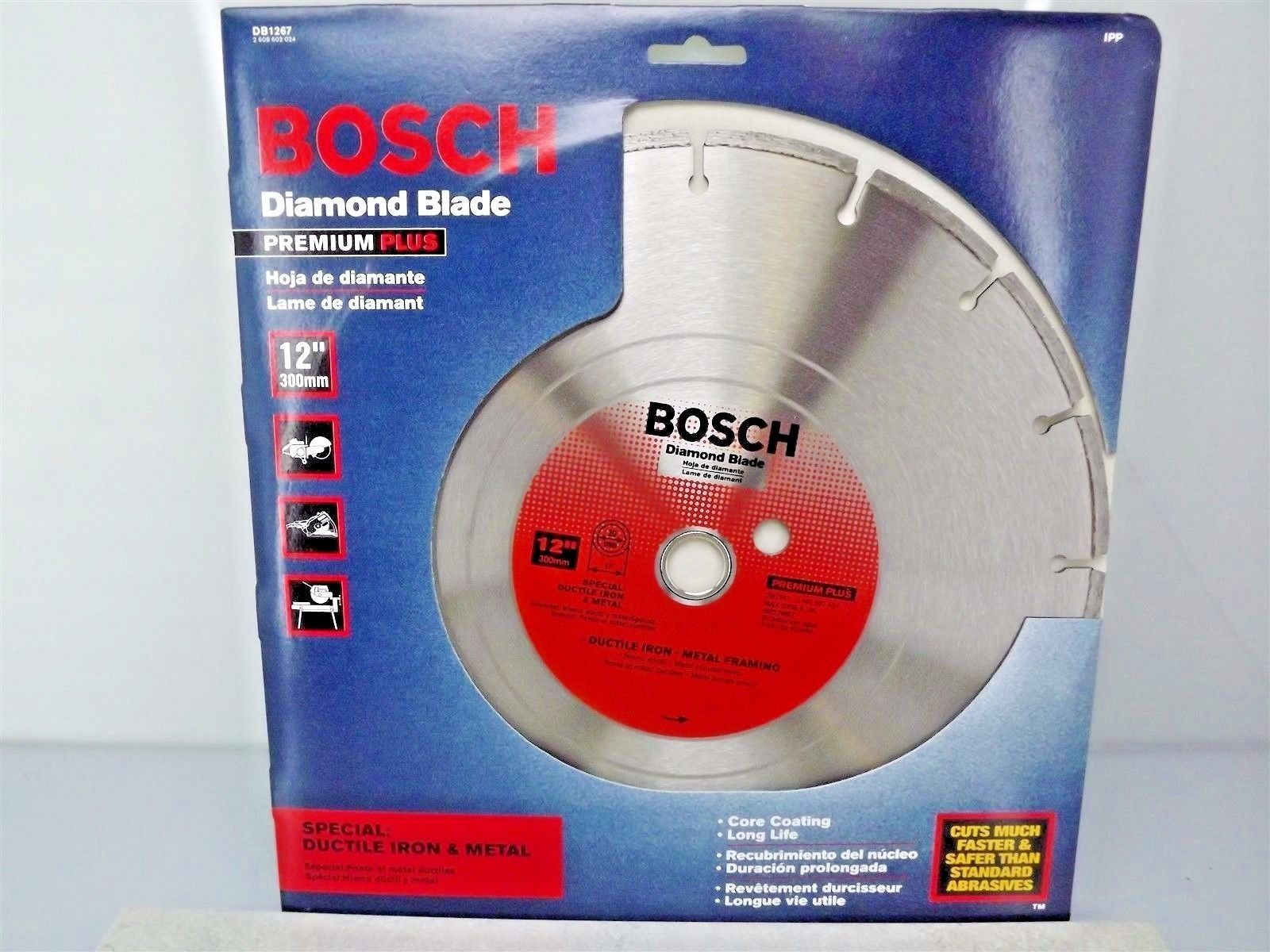Bosch DB1267 Premium Plus 12" Dry or Wet Metal Cutting Seg Diamond Saw Blade