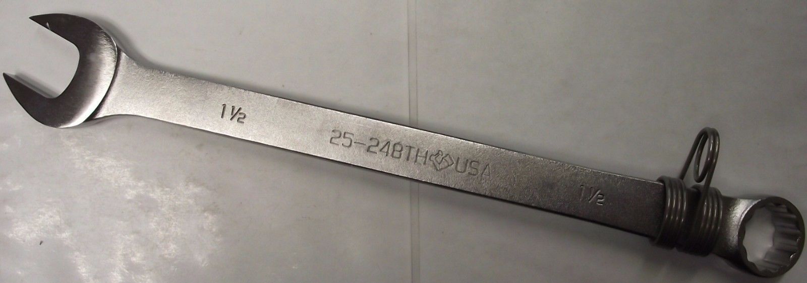 Armstrong 25-248TH 1-1/2" 12 Point Satin Finish Combo Wrench Tether Ready USA