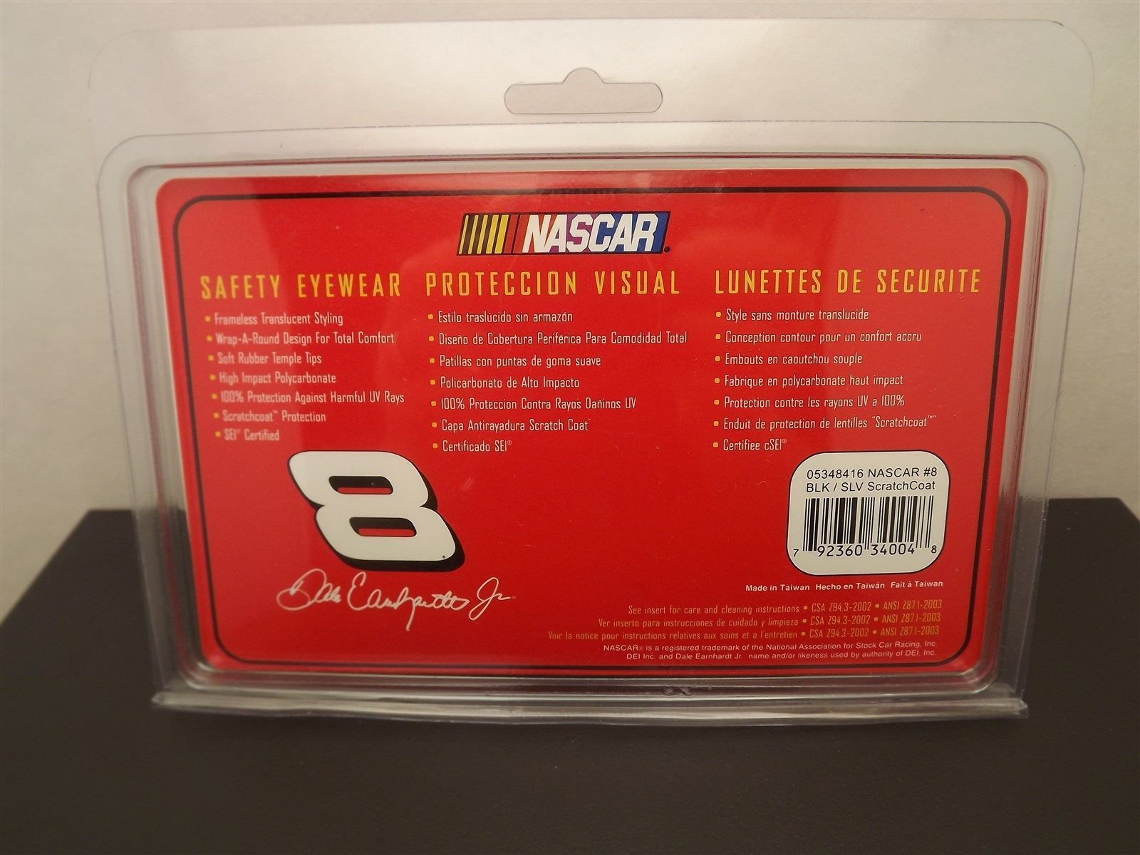 Nascar Team Series Dale Earnhardt Safety Glasses 05348416