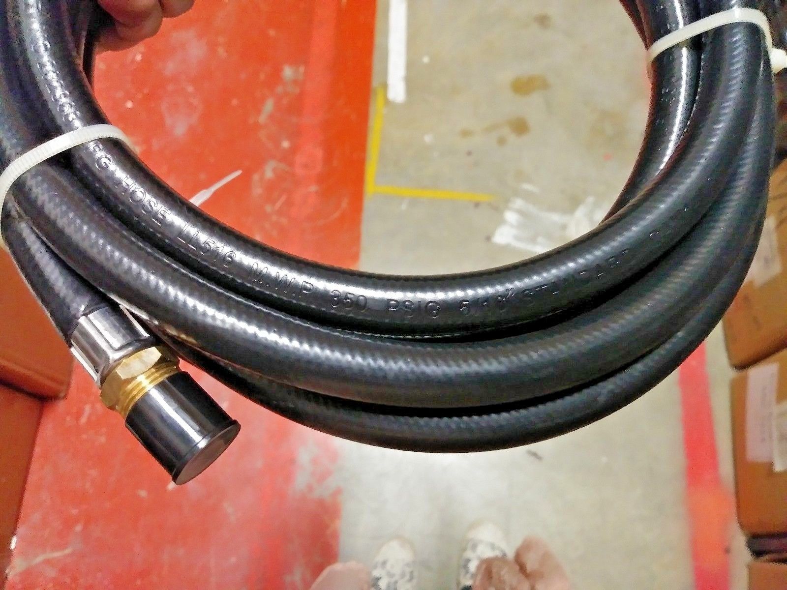 Worthington 330799 Pro Grade 3/8-in 0.3125-in x 10-ft Male-Female Propane Hose