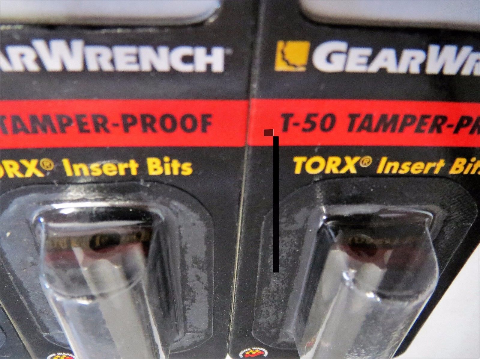 Gearwrench 80479 Tamper Proof Torx Bits T50 3PCS