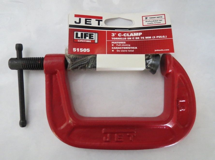 Jet 51505 3" C-Clamp 2" Throat Depth