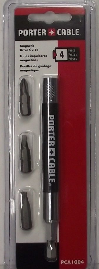 Porter Cable PCA1004 4pc Magnetic Drive Guide