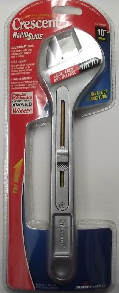 Crescent AC10NKWMP 10" RapidSlide Adjustable Wrench