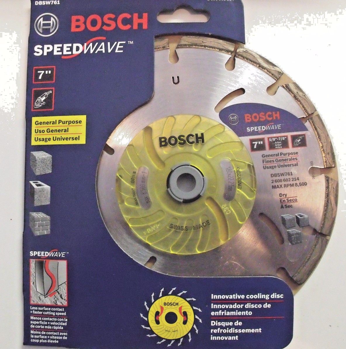 Bosch DBSW761 Speedwave 7" Segmented Diamond Blade