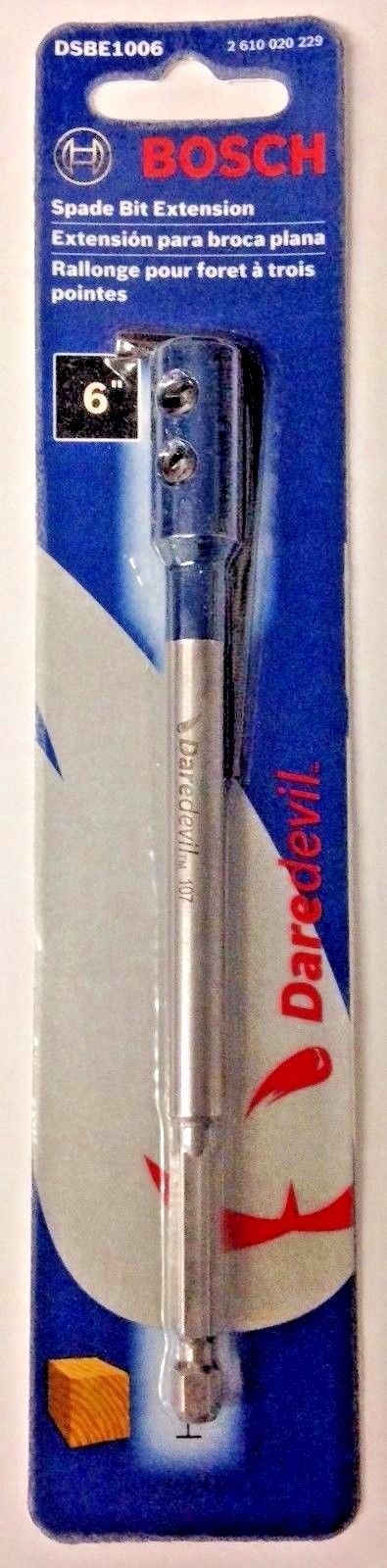 Bosch DSBE1006 6" Spade Bit Drill Extension for Daredevil Spade Bits