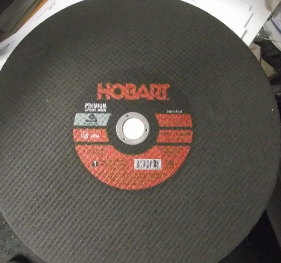 Hobart 770316 Welders Premium Cut Off Saw Blade 14" x 3/32" x 1" 10pcs.