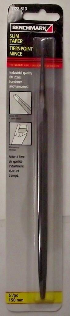 Benchmark 14228N 1122-813 6" Triangular Slim Taper File Without Handle