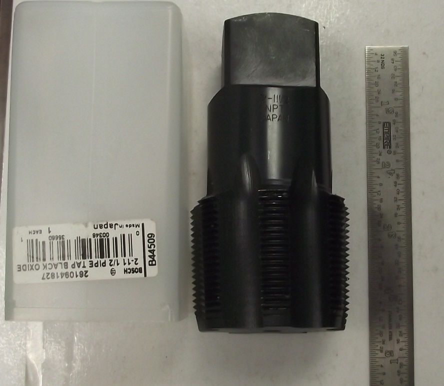 Bosch B44509 2-11 1/2 Pipe Tap Black Oxide Japan