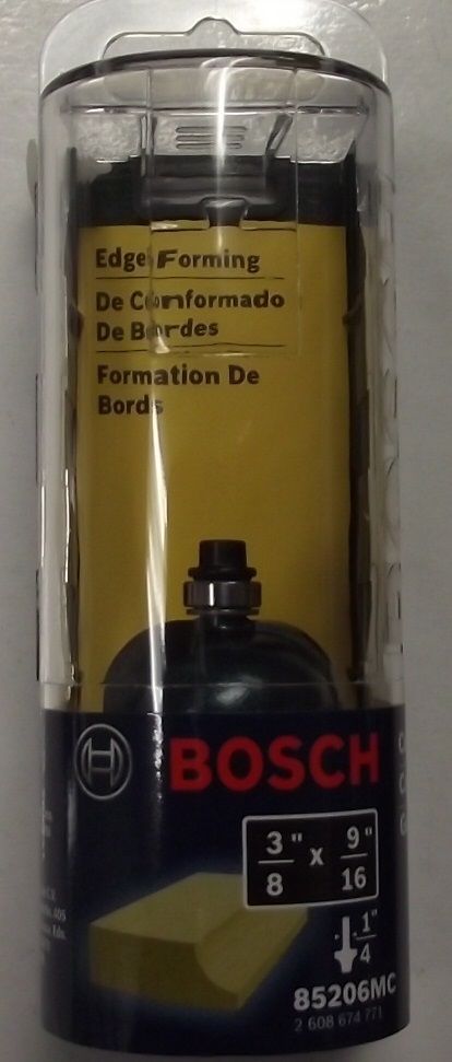 Bosch 85206MC 3/8" x 9/16" Carbide Tipped Cove Bit 1-1/8" Overall Dia
