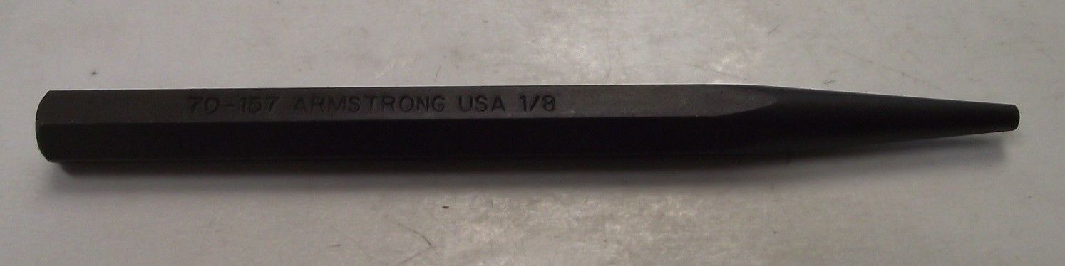 Armstrong 70-157G 1/8" x 5/16" x 4-1/2" Starting Punch USA