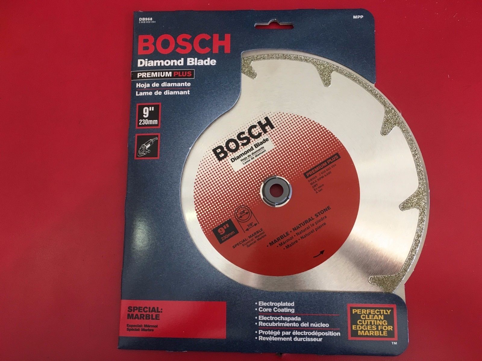 Bosch DB968 Premium 9" Dry Cutting Cont Rim Diamond Saw