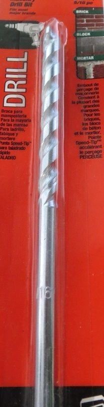 Black & Decker 16737 5/16" Masonry Drill Bit 2 Packs