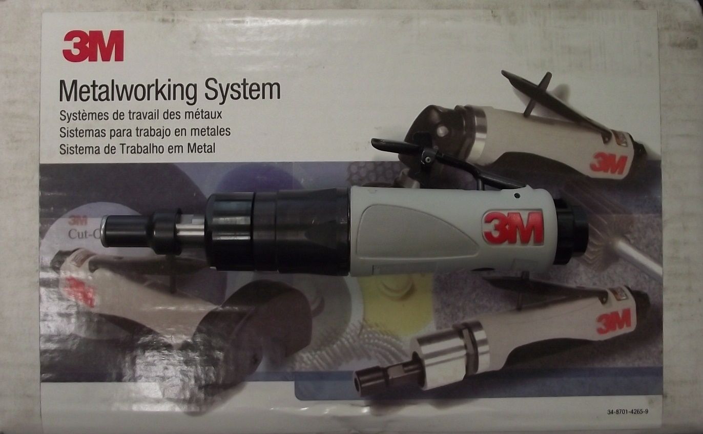 3M Die Grinder 28627 Pneumatic Power 0.3 Hp Motor 1/4" Collet 18000 rpm USA