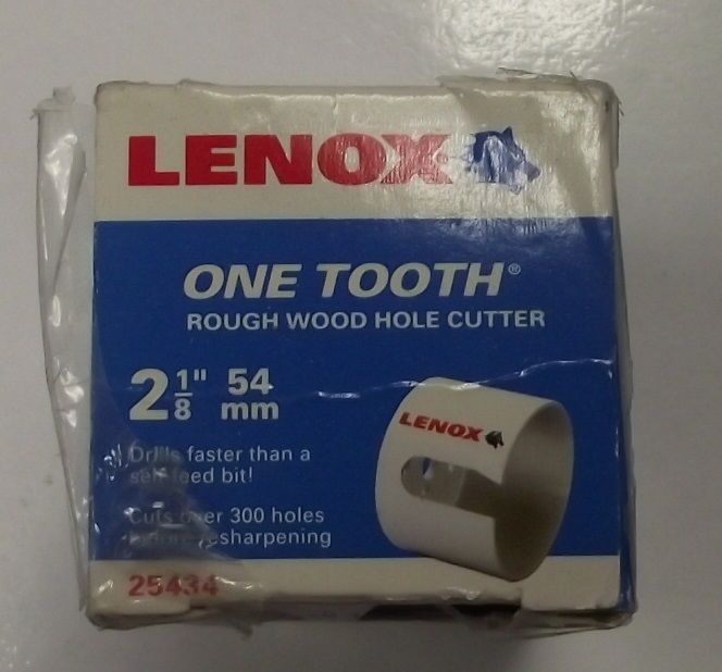 Lenox 25434-34HC One Tooth Rough Wood Hole Cutter 2-1/8" (54mm)