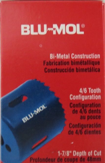 Blu-Mol 530 1 7/8" Holesaw USA