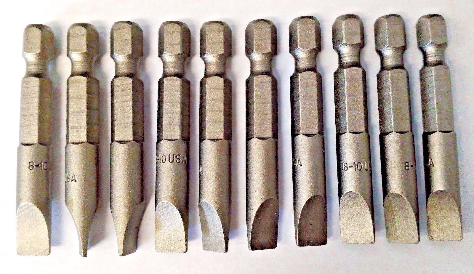 Bosch 3AE71 8-10 Slotted Screw Tips (2) 5 Packs USA