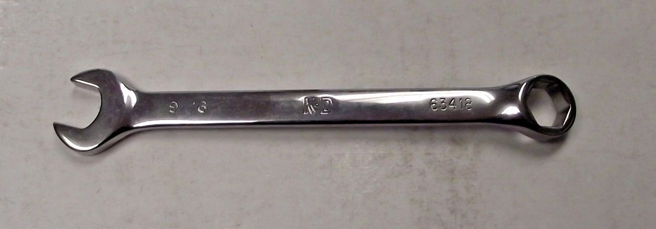 KD Tools 63418 9/16 Full Polish 6 Point Combination Wrench USA