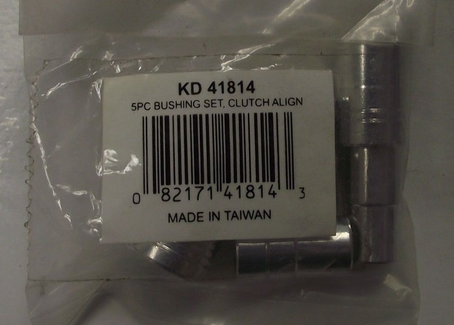 KD 41814 5 Piece Clutch Alignment Bushing Set