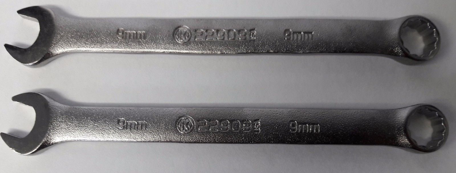 Kobalt 9mm Combination Wrench 12pt USA 22909 2pcs