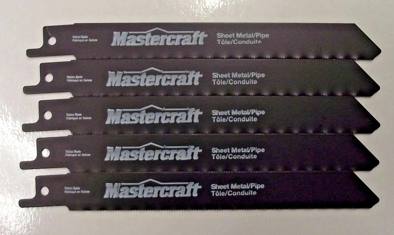 Mastercraft By Bosch 6" x 24 TPI Reciprocating Saw Blades 1630111 5 Pieces