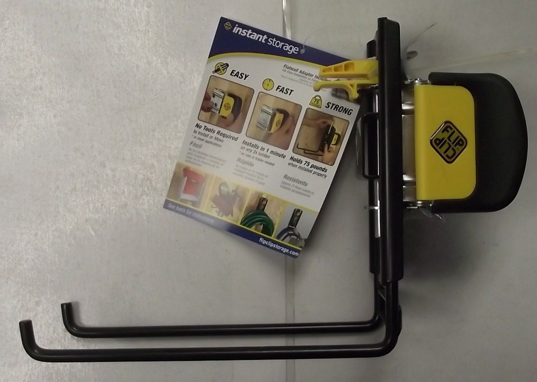 FlipClip 66916FC1 Storage Rack Multi Rack Hose Bike Ladder 75 lb.