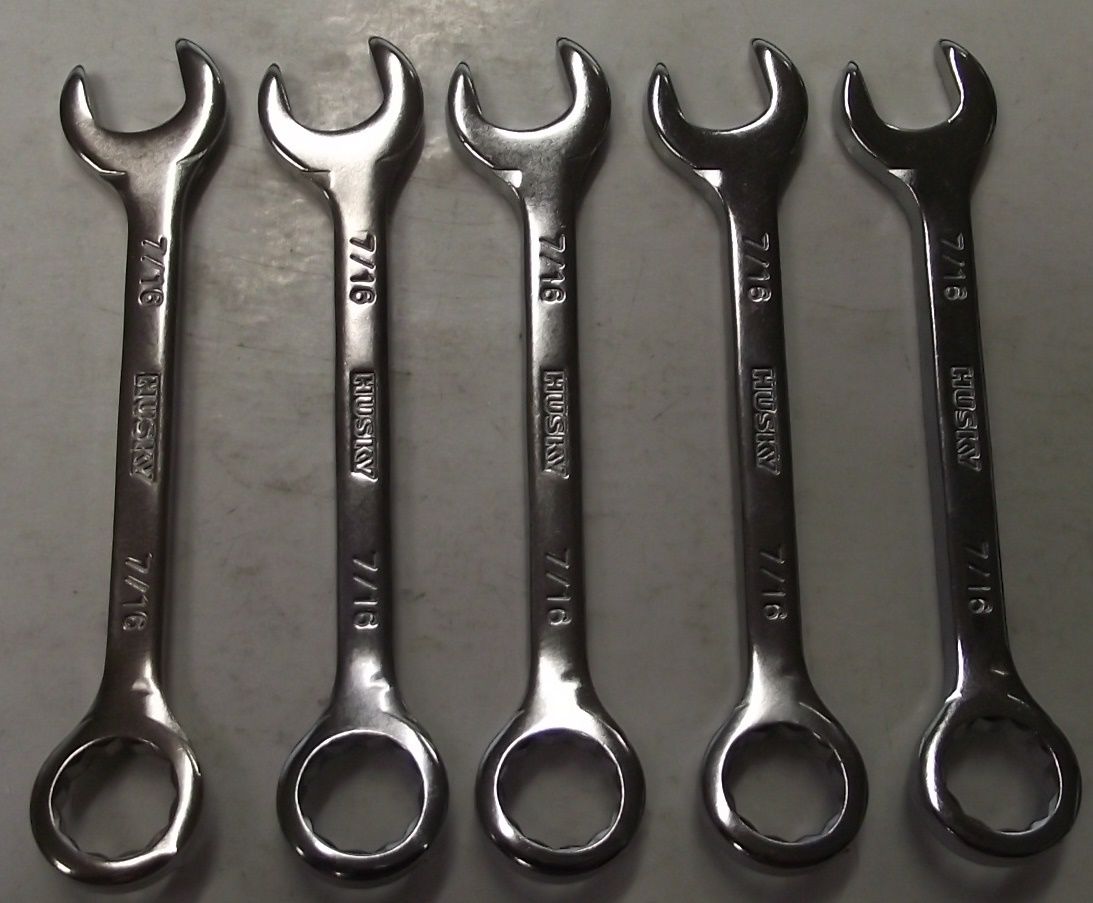 Husky HM623140 7/16" 12pt Combination Wrench 5pcs.