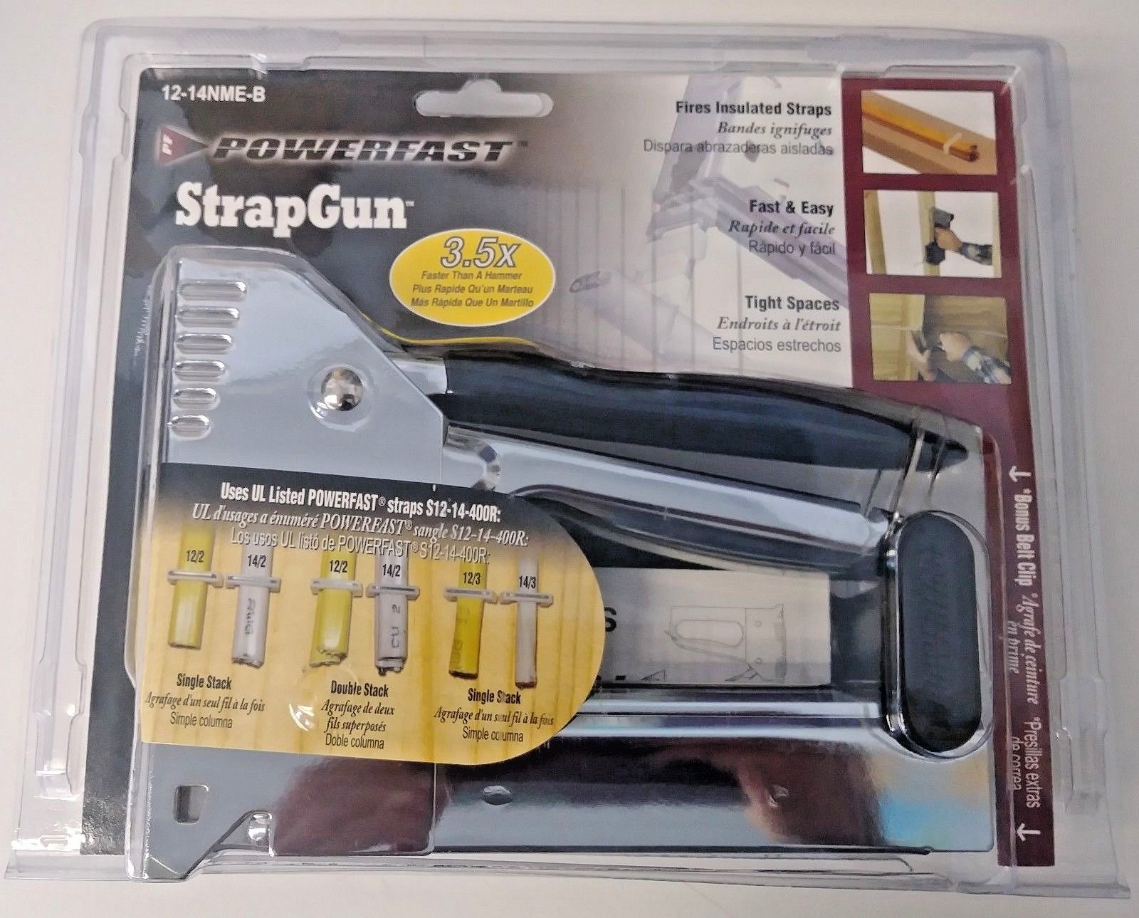 Powerfast 12-14NME-B Strap Gun / Staple Gun