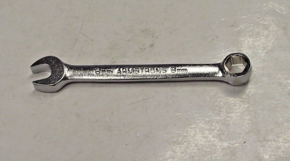 Armstrong S52008 8mm Satin Combination Wrench 6 Point USA