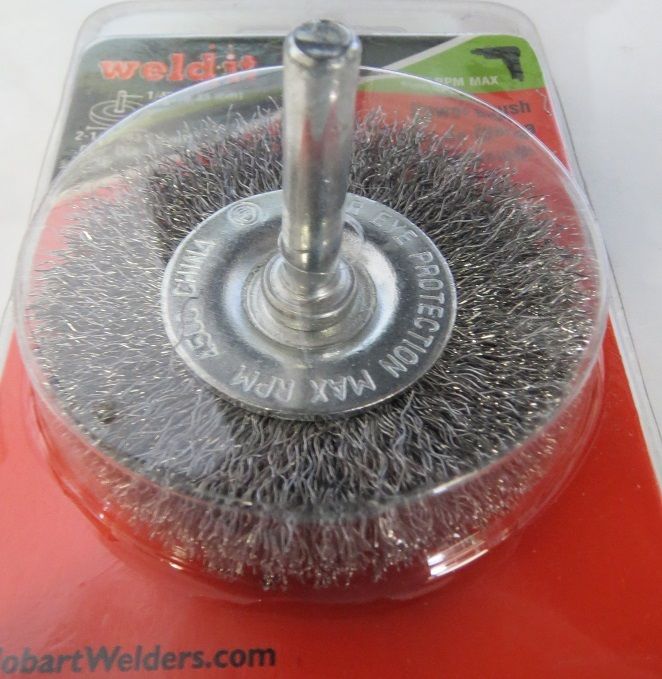 Hobart 770389 2-1/2" Diameter 1/4" Circular Shank Power Brush