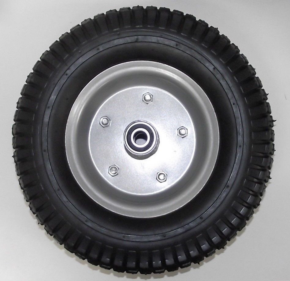 12" x 4" Pneumatic Wheel 5/8" Axle 13x5.0-6 Use For Hand Truck Wheelbarrow 1007