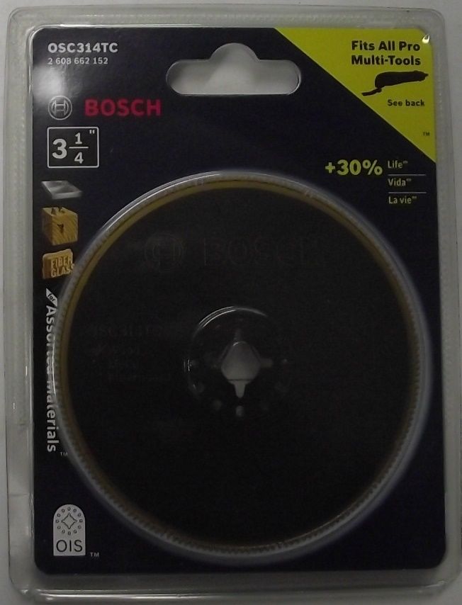 Bosch OSC314TC 3-1/4" Bi-Metal Titanium Circular Saw Blade for Multi-Tool Swiss