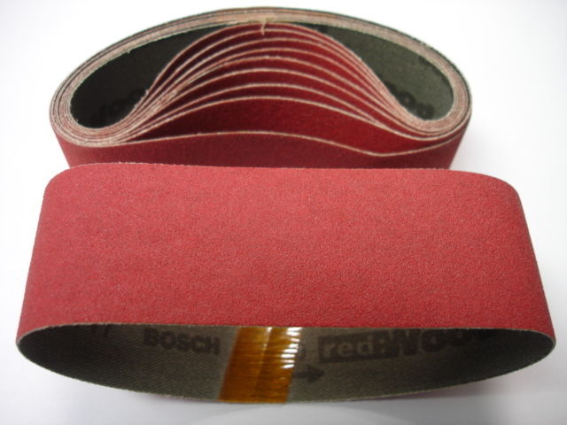 Bosch SCBR080B 1-1/2" x 12" 80 Grit Sanding Belts 10 Belts 967
