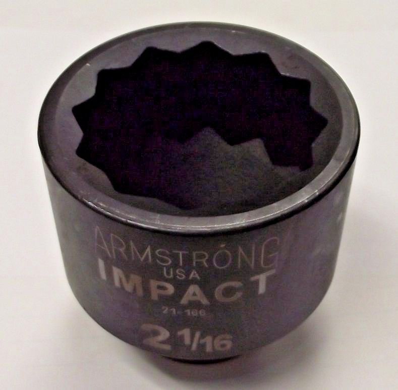 Armstrong 21-166 3/4" Drive 2-1/16" Impact Socket USA