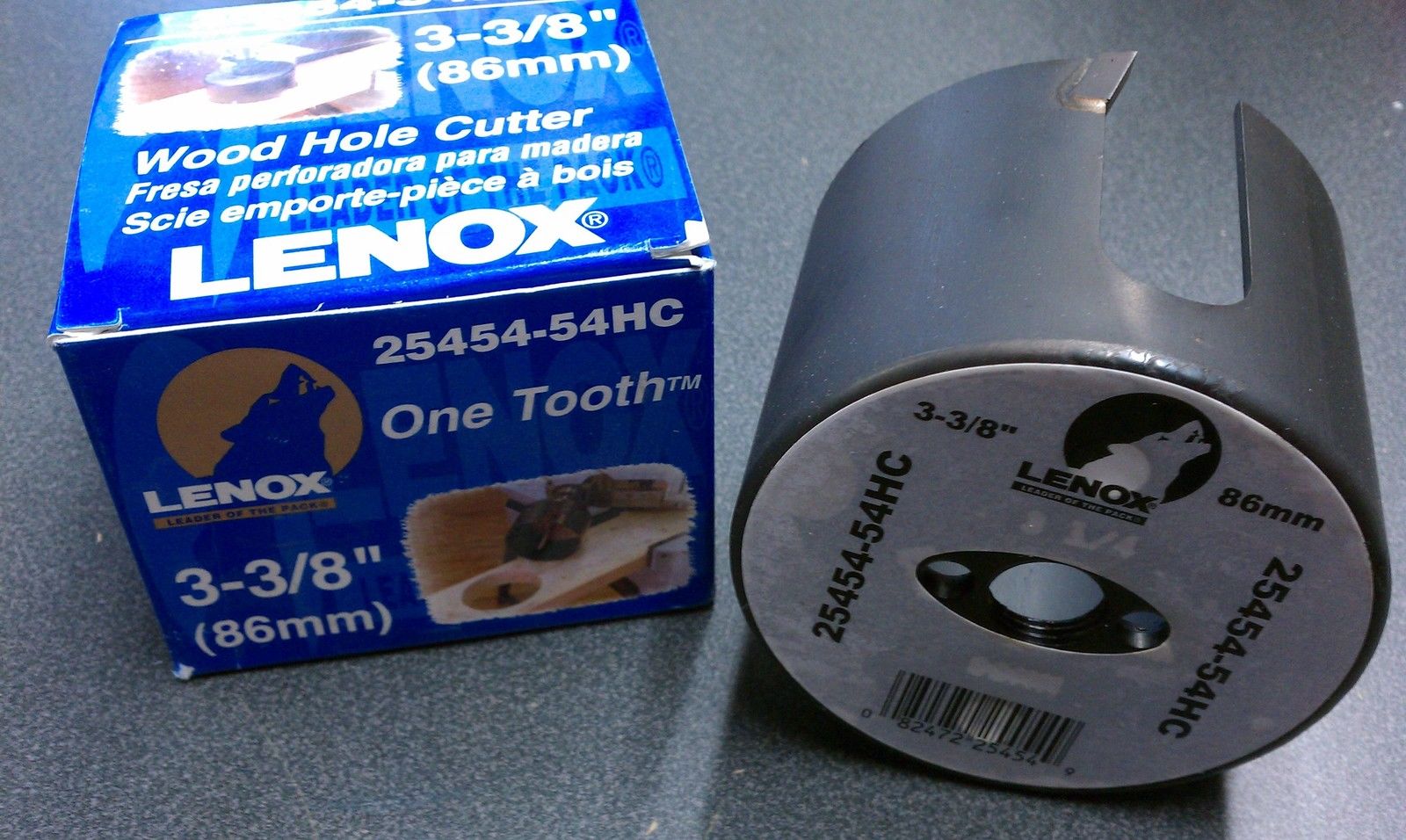 Lenox 25454-54HC One Tooth Hole Saw 3-3/8" (86mm)