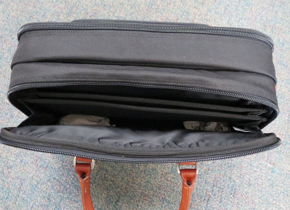 CLC 51114 Signature Series Nylon Laptop Briefcase 16" x 6" x 13"