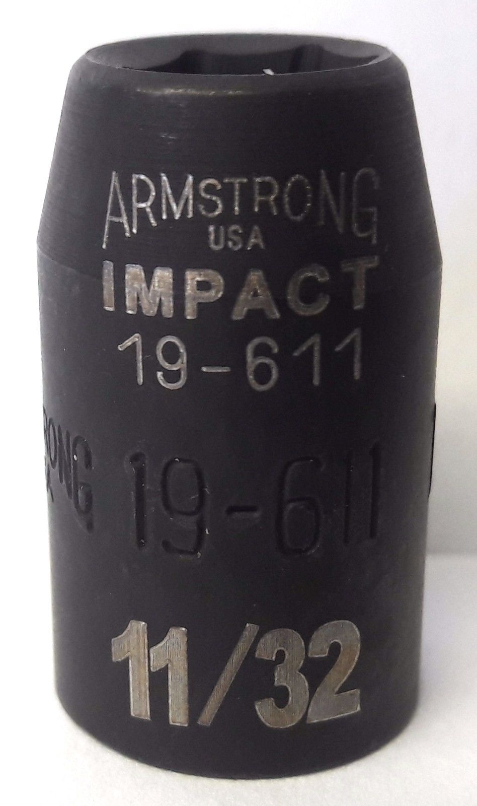 Armstrong 3/8" Drive 11/32" Impact Socket 6pt. USA 19-611