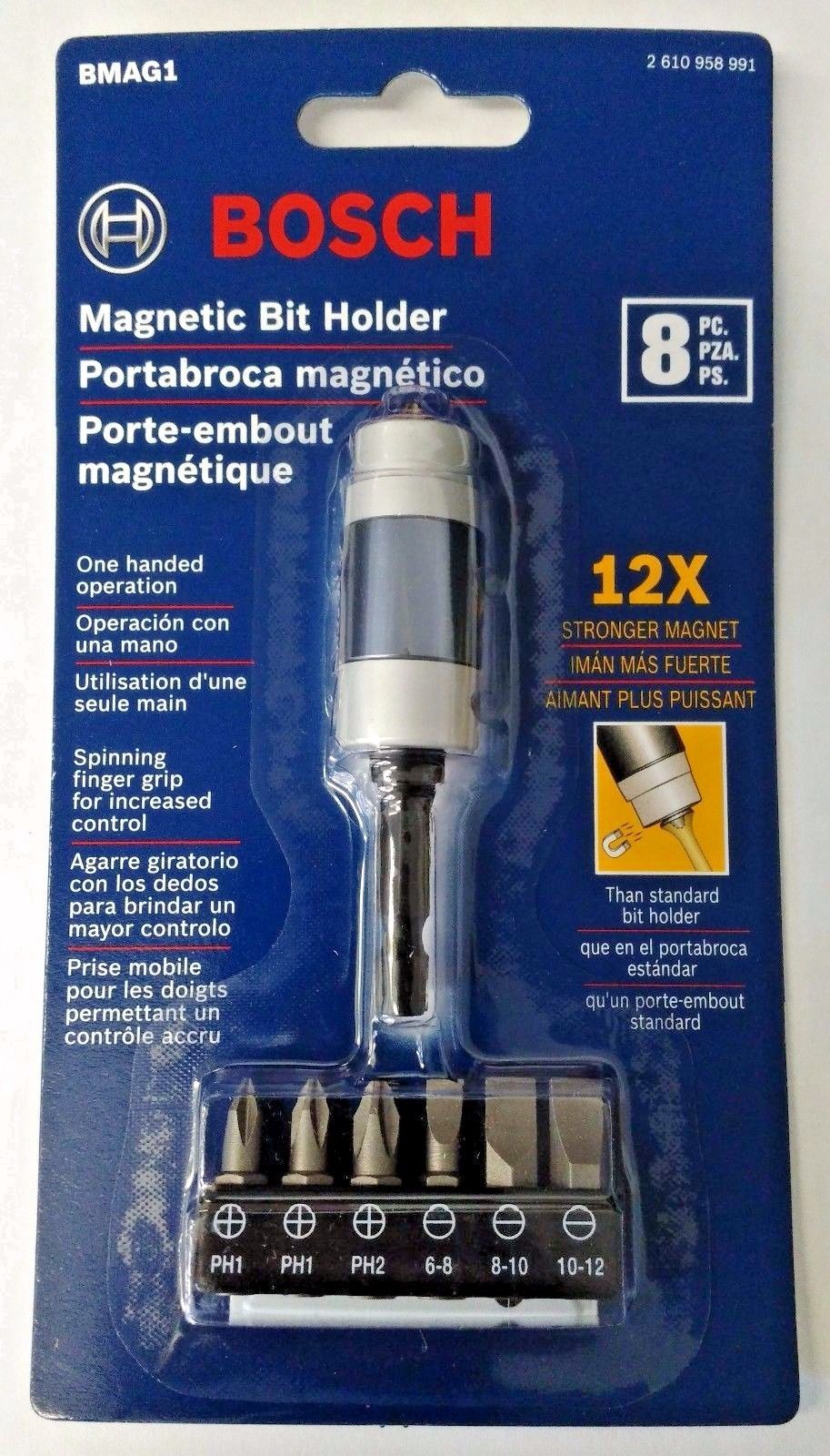 Bosch BMAG1 Magnetic Grip Screw Bit Holder