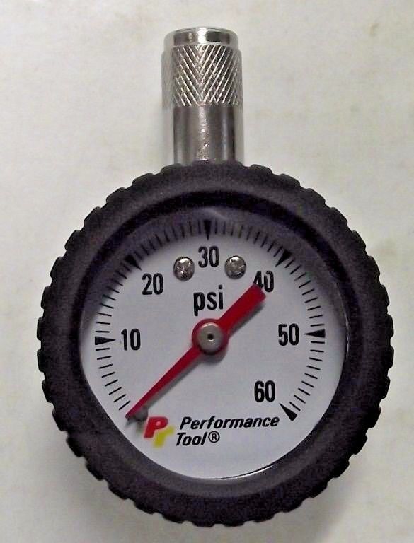 Performance Tool AZM1041 Mini Dial Tire Pressure Gauge