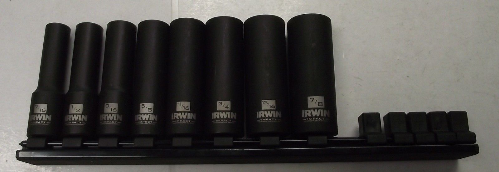 IRWIN 1882414 1/2" Drive 6pt. 8pc Impact Performance Series Deep Well Socket