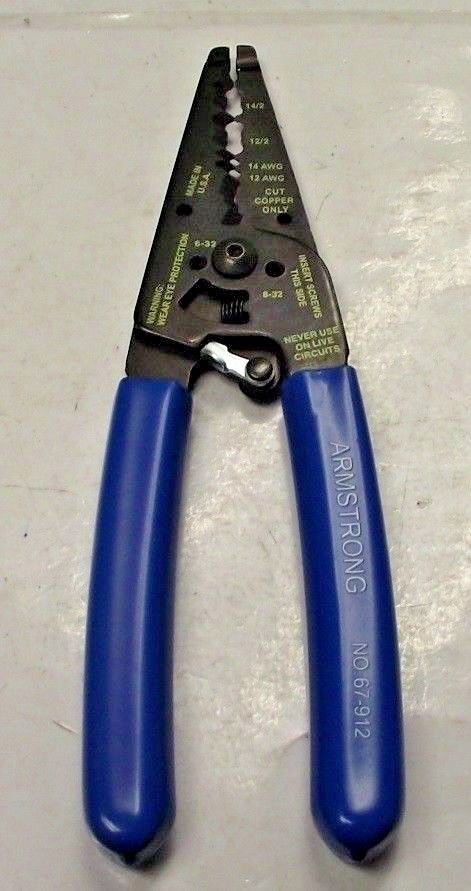 Armstrong 67-912 NM Cable Stripper Pliers  USA
