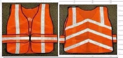 Ironwear Orange Reflective Safety Vests 50pcs. 7015-0 One Size Fits All